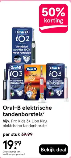 Etos Oral-B elektrische tandenborstels² aanbieding