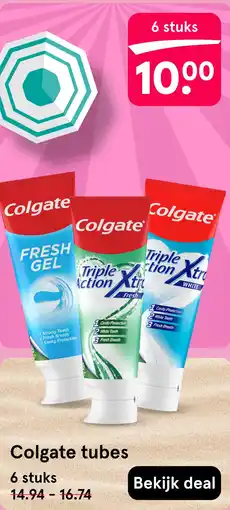 Etos Colgate tubes aanbieding