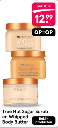 Etos Tree Hut Sugar Scrub en Whipped Body Butter aanbieding
