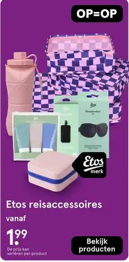 Etos Etos reisaccessoires aanbieding