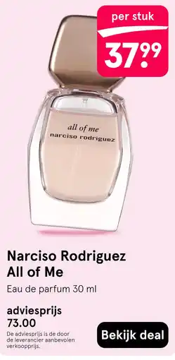 Etos Narciso Rodriguez All of Me aanbieding