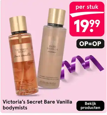 Etos Victoria's Secret Bare Vanilla bodymists aanbieding