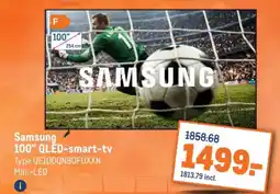 Makro Samsung 100" QLED-smart-tv aanbieding