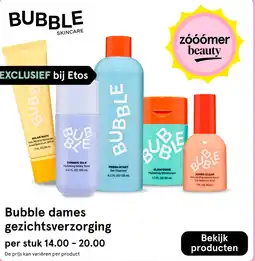 Etos Bubble dames gezichtsverzorging aanbieding