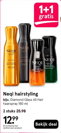 Etos Neqi hairstyling aanbieding
