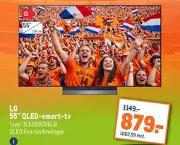 Makro LG 55" QLED-smart-tv aanbieding