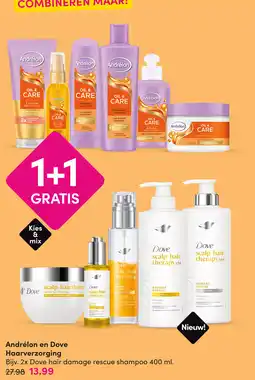 DA Andrélon en Dove Haarverzorging aanbieding