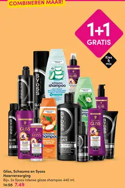 DA Gliss, Schauma en Syoss Haarverzorging aanbieding