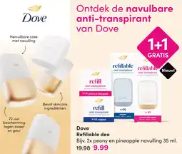 DA Dove Refillable deo aanbieding