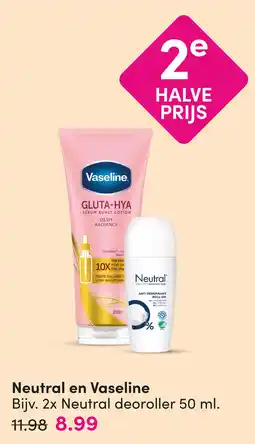 DA Neutral en Vaseline aanbieding