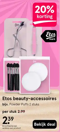 Etos Etos beauty-accessoires aanbieding