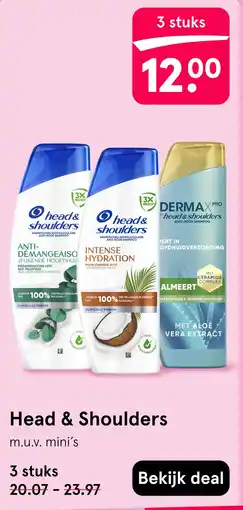 Etos Head & Shoulders aanbieding