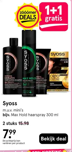 Etos Syoss aanbieding