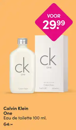 DA Calvin Klein One aanbieding