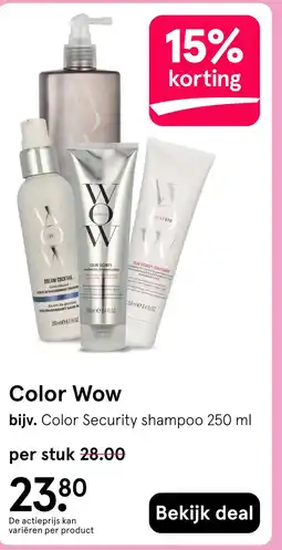 Etos Color Wow aanbieding