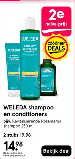 Etos WELEDA shampoo en conditioners aanbieding