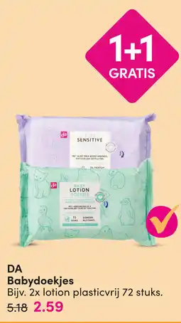 DA DA Babydoekjes aanbieding