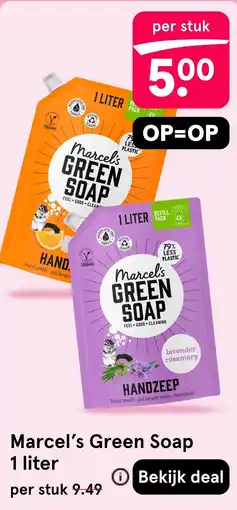Etos Marcel's Green Soap 1 liter aanbieding