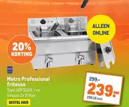 Makro Metro Professional friteuse aanbieding