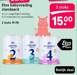 Etos Etos babyvoeding standaard aanbieding