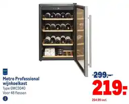 Makro Metro Professional wijnkoelkast aanbieding