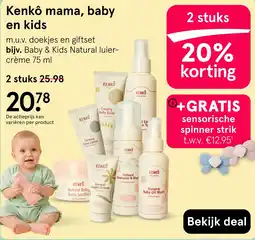 Etos Kenkô mama, baby en kids aanbieding