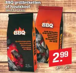 Coop BBQ grillbriketten of houtskool aanbieding
