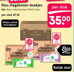 Etos Etos megaboxen doekjes aanbieding