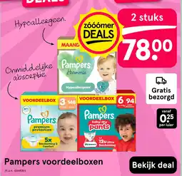 Etos Pampers voordeelboxen aanbieding