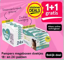 Etos Pampers megaboxen doekjes aanbieding
