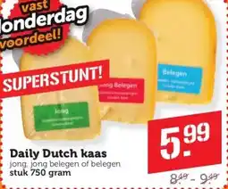 Coop Daily Dutch kaas jong, aanbieding