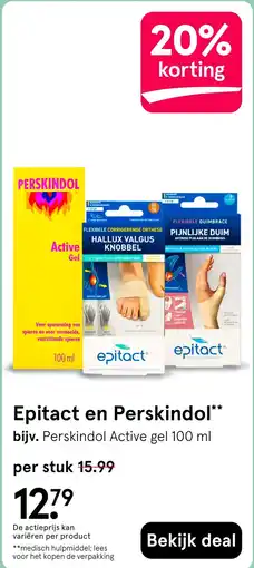 Etos Epitact en Perskindol aanbieding
