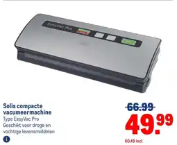 Makro Solis compacte vacumeermachine aanbieding