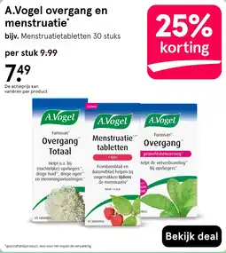 Etos A.Vogel overgang en menstruatie aanbieding