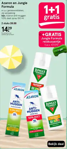 Etos Azaron en Jungle Formula aanbieding