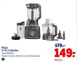 Makro Ninja 3 in 1 blender aanbieding