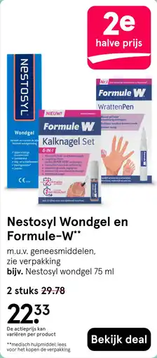 Etos Nestosyl Wondgel en Formule-W aanbieding