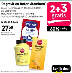 Etos Dagravit en Roter vitaminen aanbieding