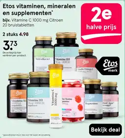 Etos Etos vitaminen, mineralen en supplementen aanbieding
