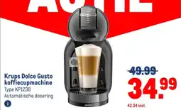 Makro Krups Dolce Gusto koffiecupmachine aanbieding