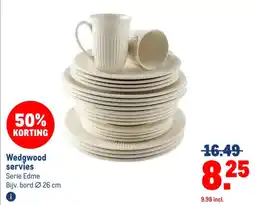 Makro Wedgwood servies aanbieding