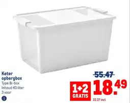 Makro Keter opbergbox aanbieding