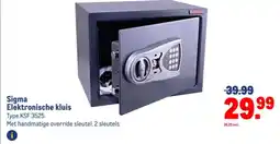 Makro Sigma Elektronische kluis aanbieding