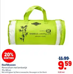 Makro Hoofdkussen aanbieding