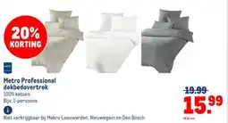 Makro Metro Professional dekbedovertrek aanbieding