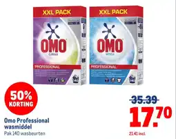 Makro Omo Professional wasmiddel aanbieding
