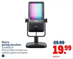 Makro Cherry gaming microfoon aanbieding