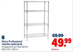 Makro Metro Professional metalen opbergrek aanbieding