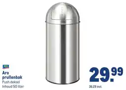 Makro Aro prullenbak aanbieding