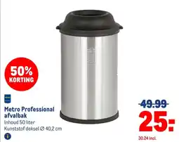 Makro Metro Professional afvalbak aanbieding